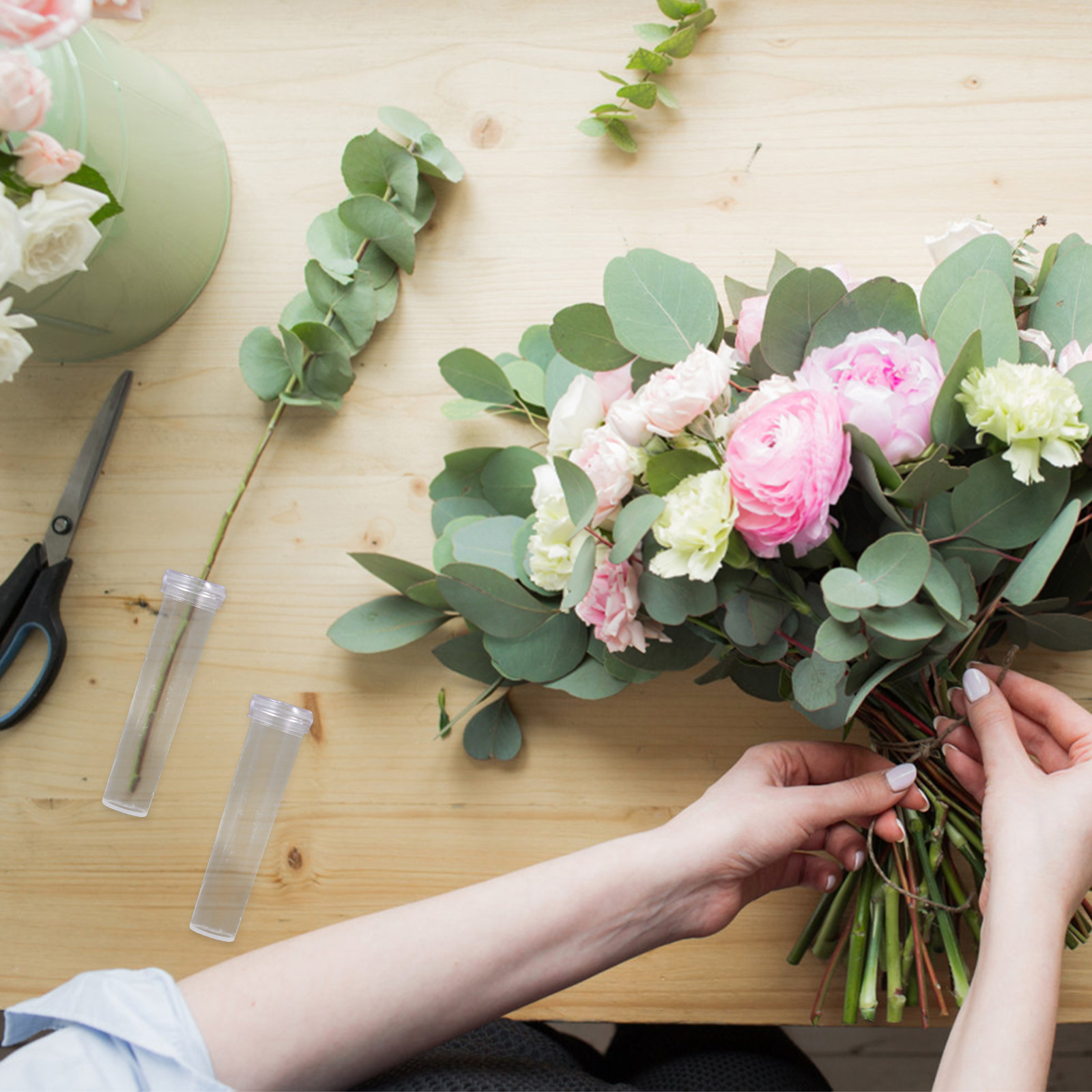 100 шт. пластиковых трубок для – обзор и цена Easy Florist Supply