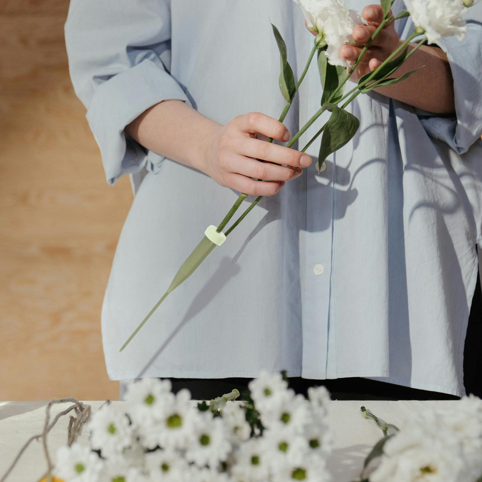 50 шт. зеленых флористических  – обзор и цена Easy Florist Supply