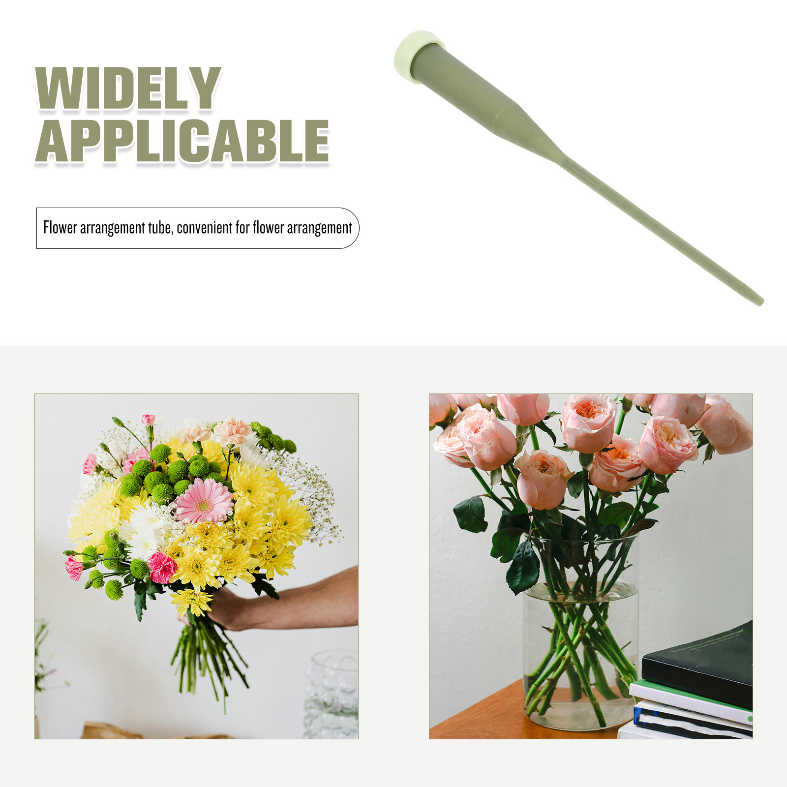 50 шт. зеленых флористических  – обзор и цена Easy Florist Supply