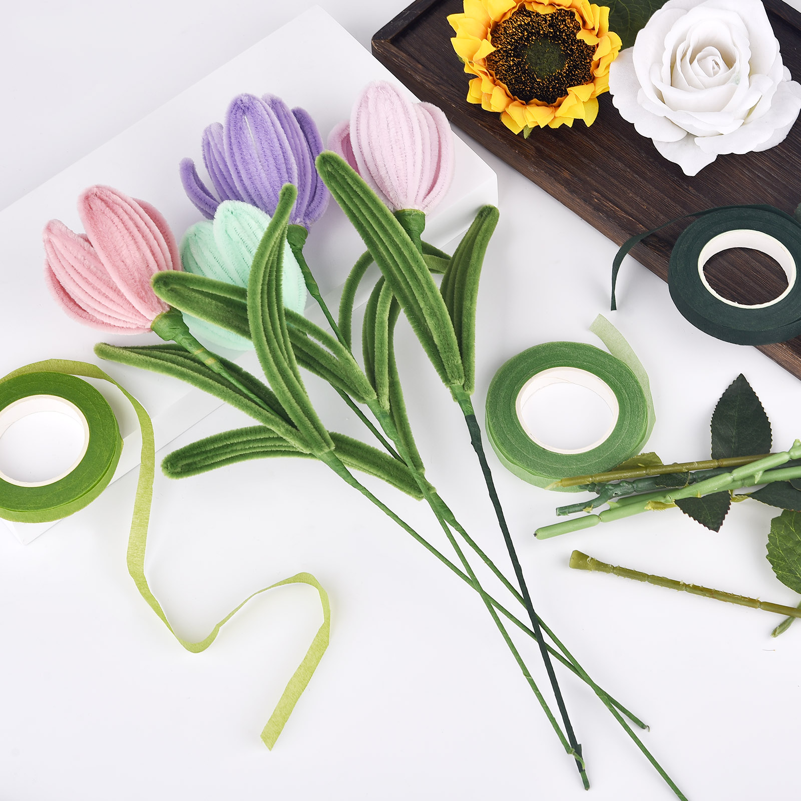 30 ярдов лента с цветочным сте – обзор и цена Supply For Florist