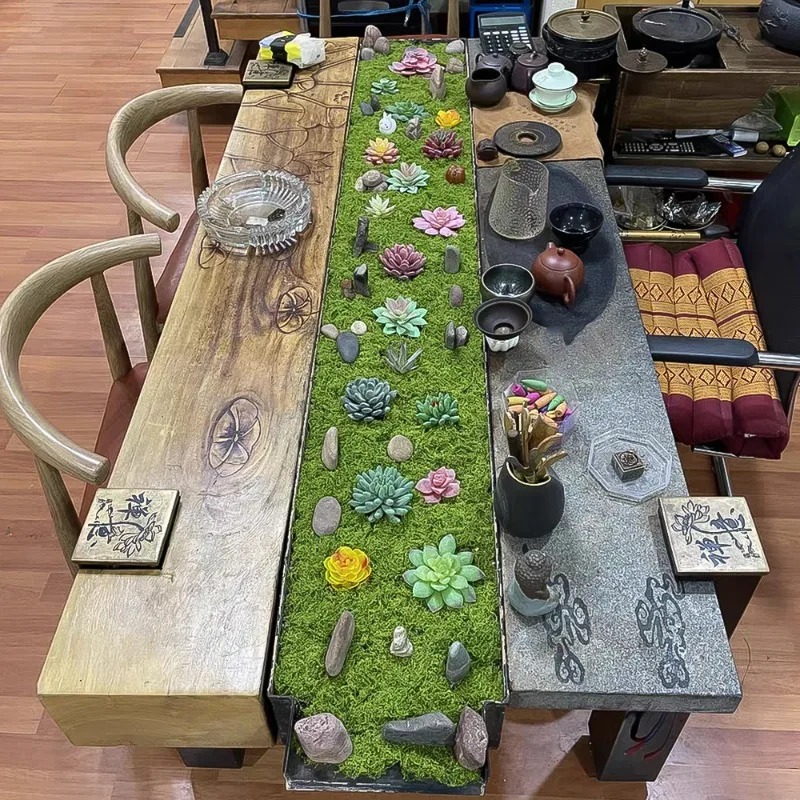 Искусственный реалистичный мох – обзор и цена Preserved Moss Sheet